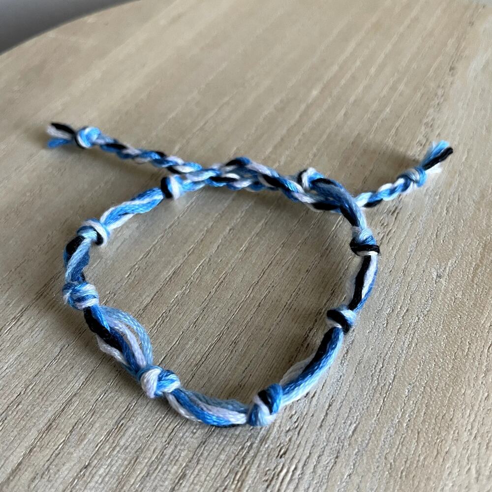 Toula Bracelet anklet trendy comfortable tie embroidery thread woven gift